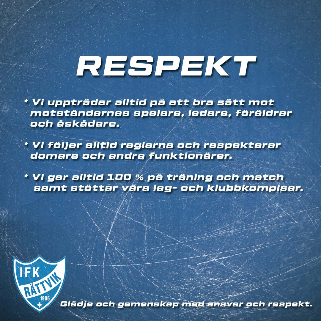 IFK Rättvik Värdegrund Respekt